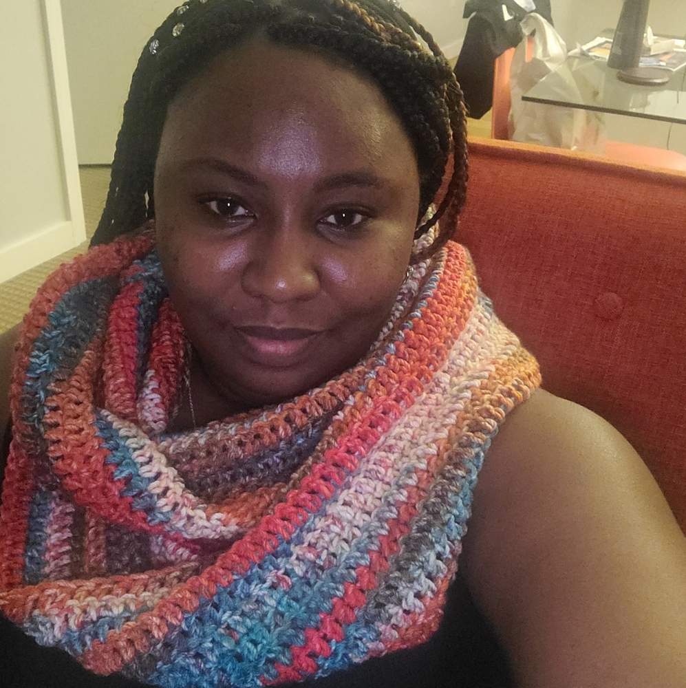 Crochet Infinity Scarf - Picture 3 of 4